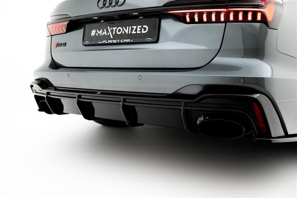 Maxton Design Audi RS6 C8 Rear Valance Met Trekhaak, Envoi