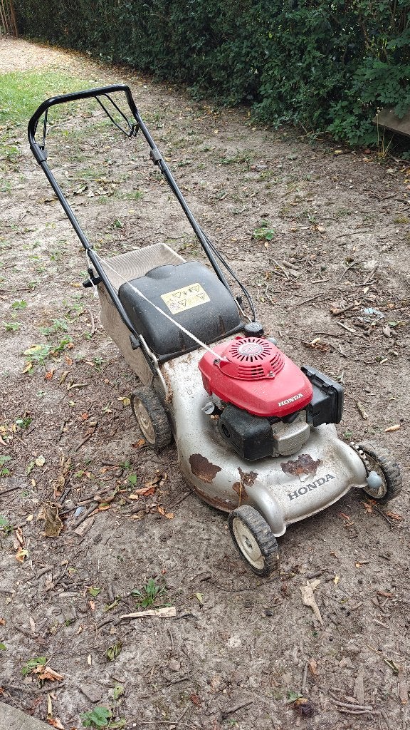 Grasmachine (voor onderdelen of handige harry), Ophalen, Honda, Gebruikt, Opvangbak