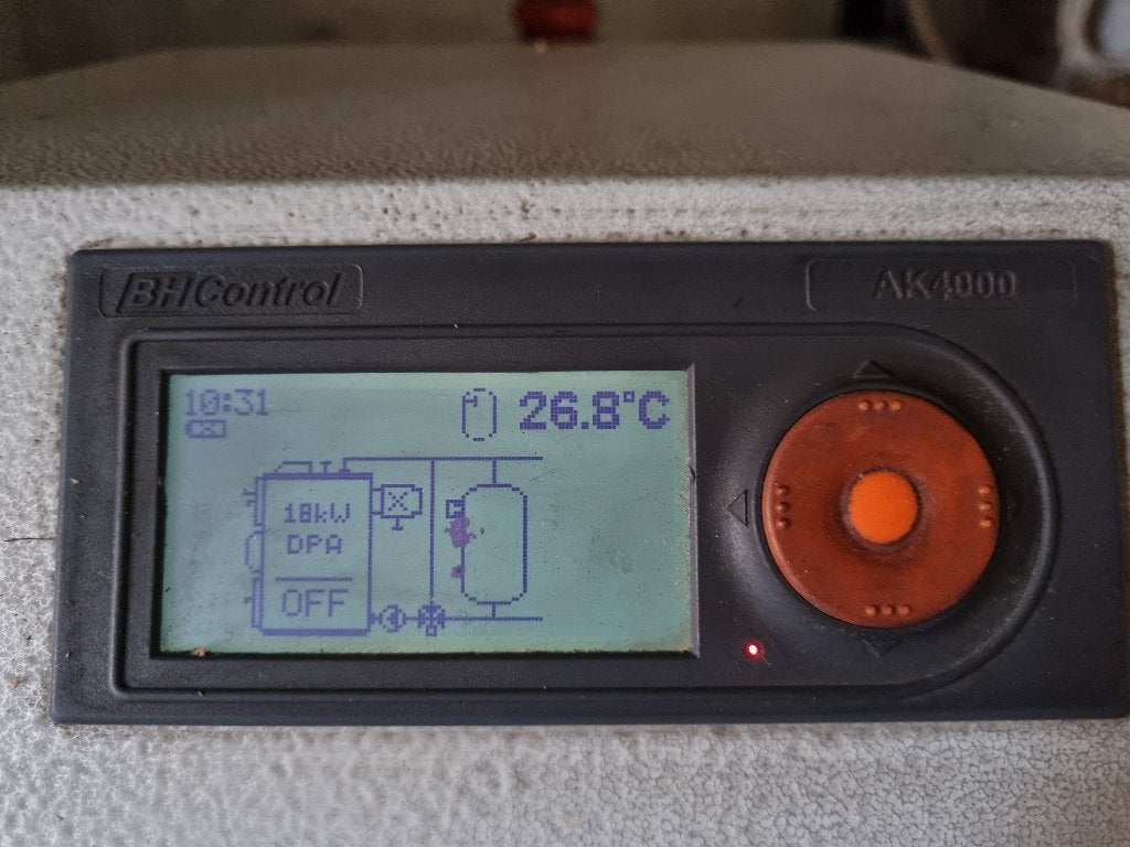 Houtvergasser VIGAS 18DPA voor centrale verwarming, Ophalen, Gebruikt, 6 t/m 10 jaar oud