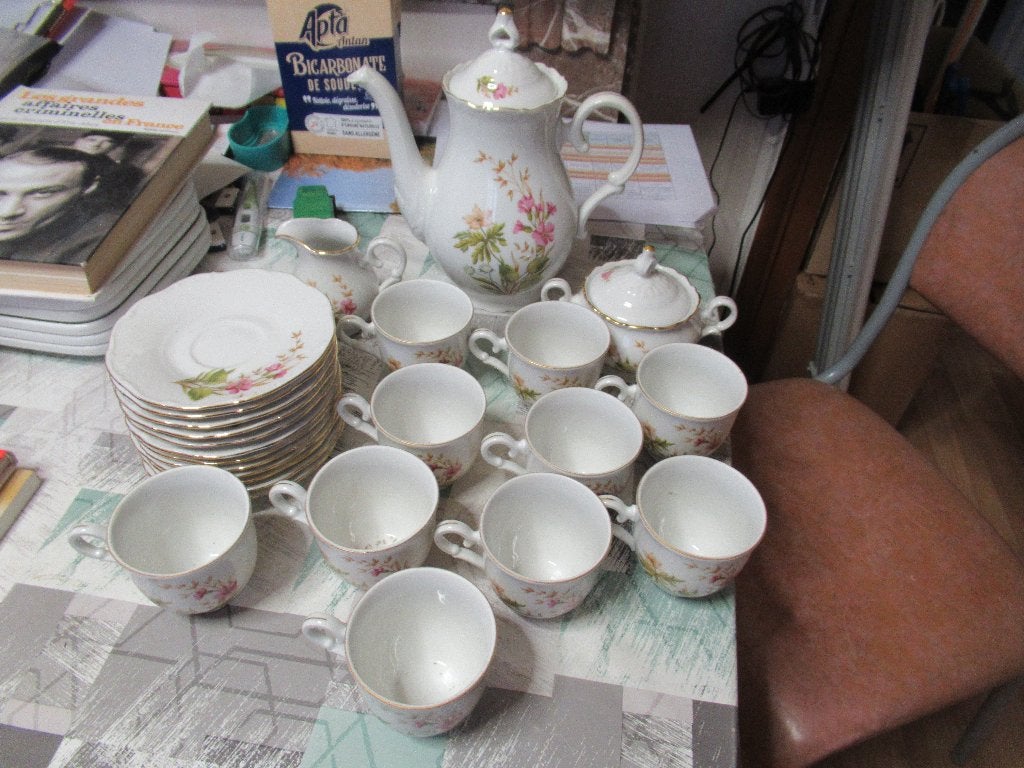 service de table, Enlèvement