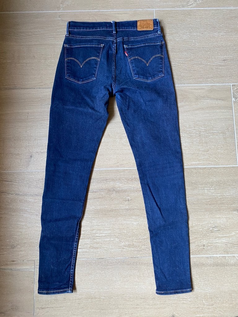 Levi's Jeans 710 Super Skinny W29 Levis Premium ZG staat, W28 - W29 (confectie 36), Gedragen, Levi's, Verzenden