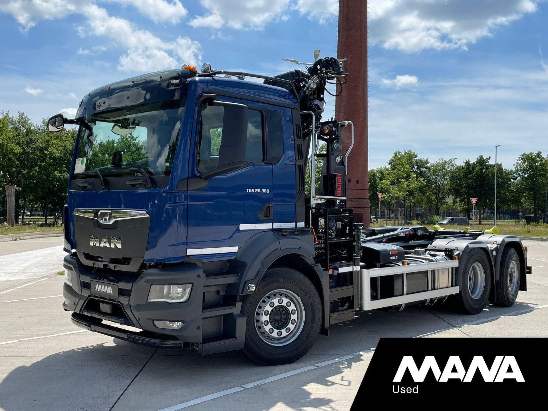 MAN TGS 26.360 6x2/4 Nieuw 2024 registratie! Multilift Haaka, Autos, Camions, Argent ou Gris, Achat, Euro 6, Entreprise