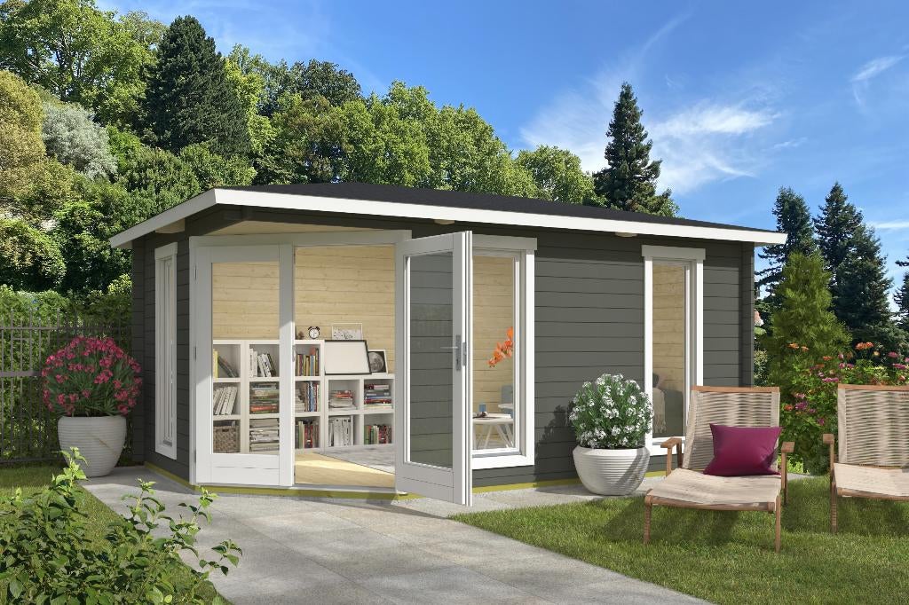 NOUVELLE cabane en rondins de 40 mm : Edinburgh 2, Envoi, Neuf