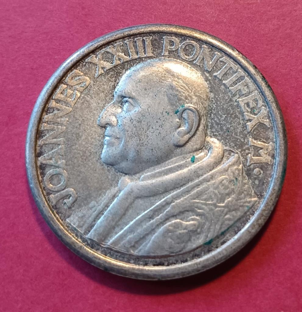 2 Zilveren Paus Medailles, Ophalen of Verzenden, Zilver