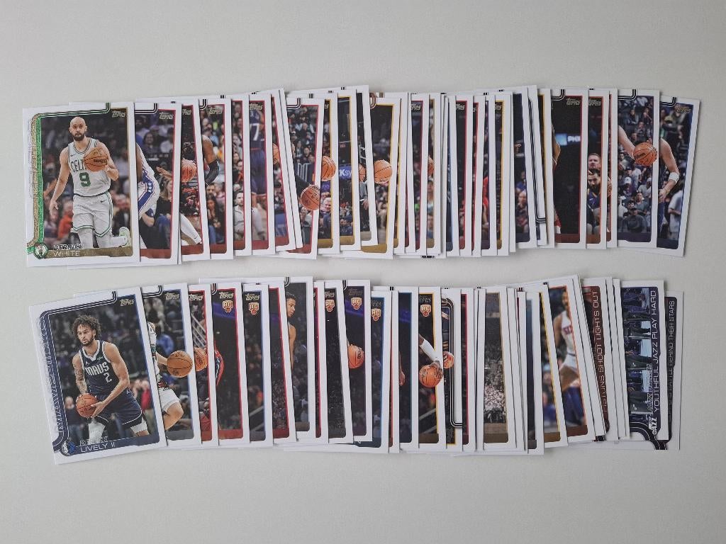 Lot 66 NBA Topps Flagship kaarten, Ophalen of Verzenden, Zo goed als nieuw, Meerdere plaatjes