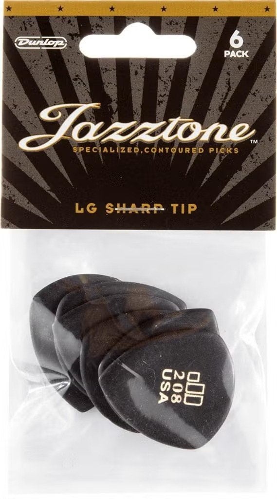 Jim Dunlop 477P208 JD Jazztone 208 plectrum 2.00 mm 6-pack, Musique & Instruments, Enlèvement ou Envoi, Neuf, Autres instruments