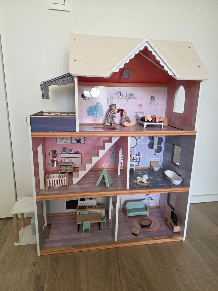 Poppenhuis, Kinderen en Baby's, Ophalen, Zo goed als nieuw, Poppenhuis