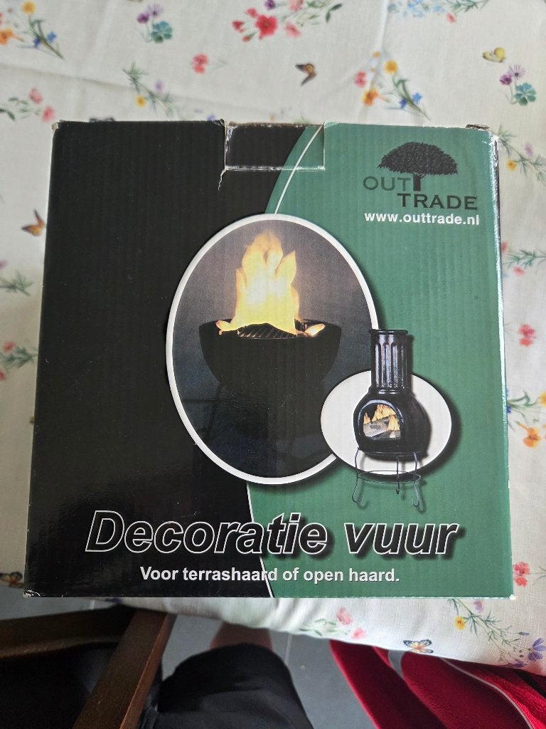 Decoratie haardvuur, Tuin en Terras, Ophalen, Gebruikt
