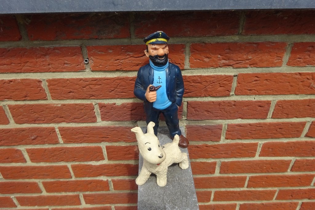 Pouet pouet capitaine Haddock et milou, Enlèvement, Autres personnages, Utilisé, Statue ou Figurine