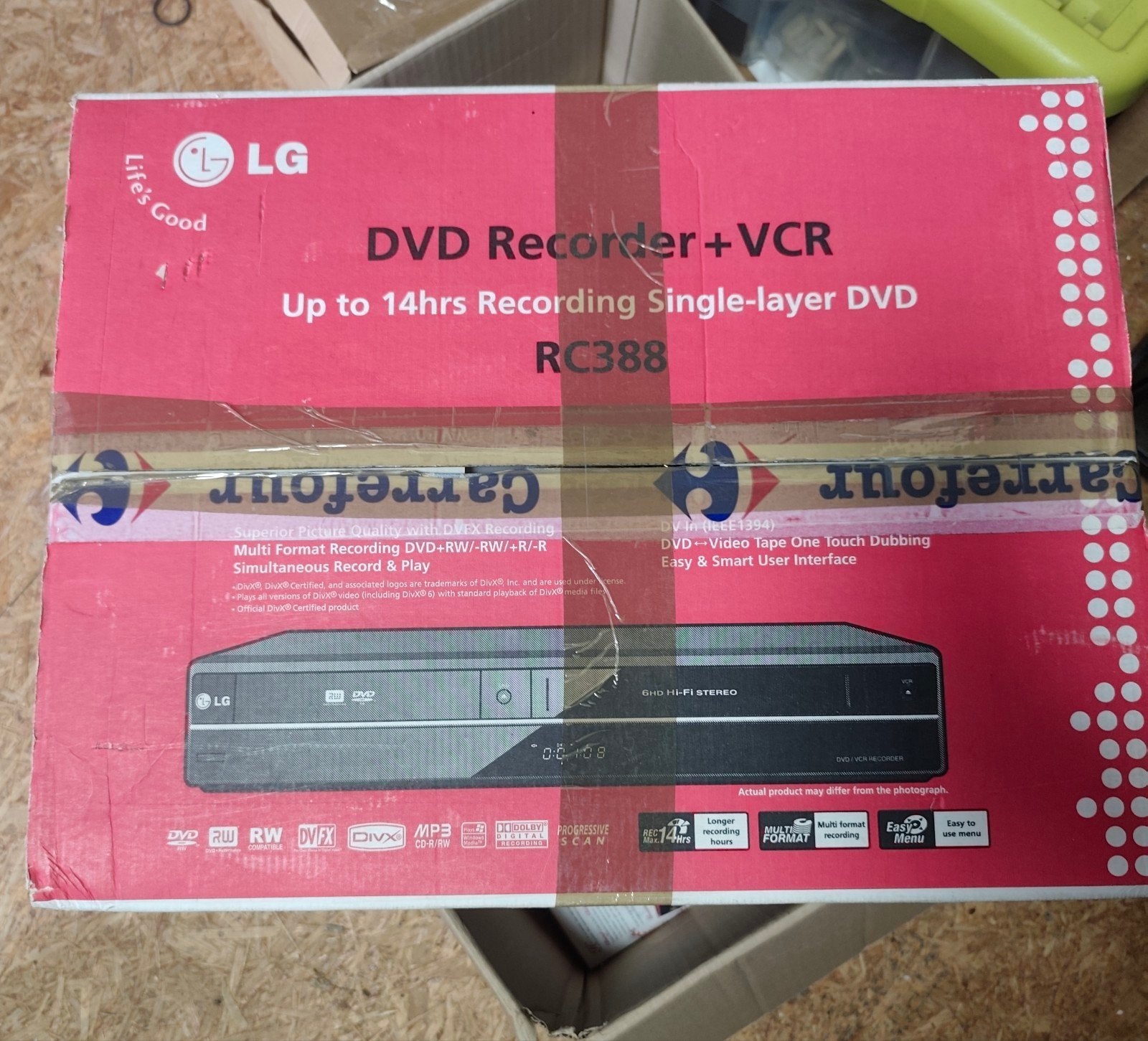 LG RC388 DVD VHS recorder, Ophalen of Verzenden, LG