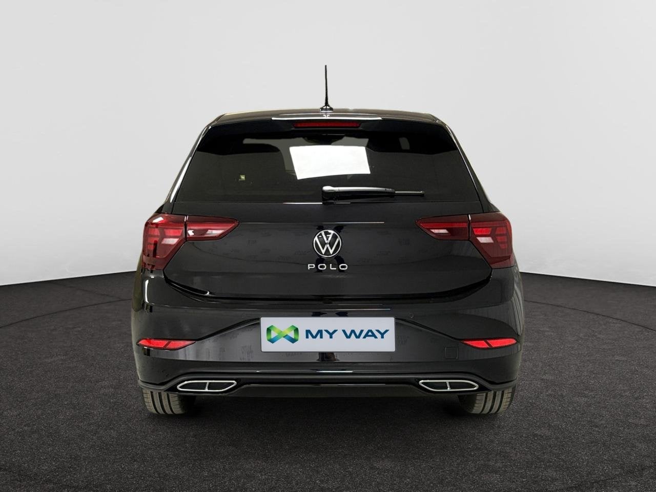 Volkswagen Polo 1.0 TSI R-Line Business OPF DSG, Automaat, Zwart, Adaptive Cruise Control, Stadsauto