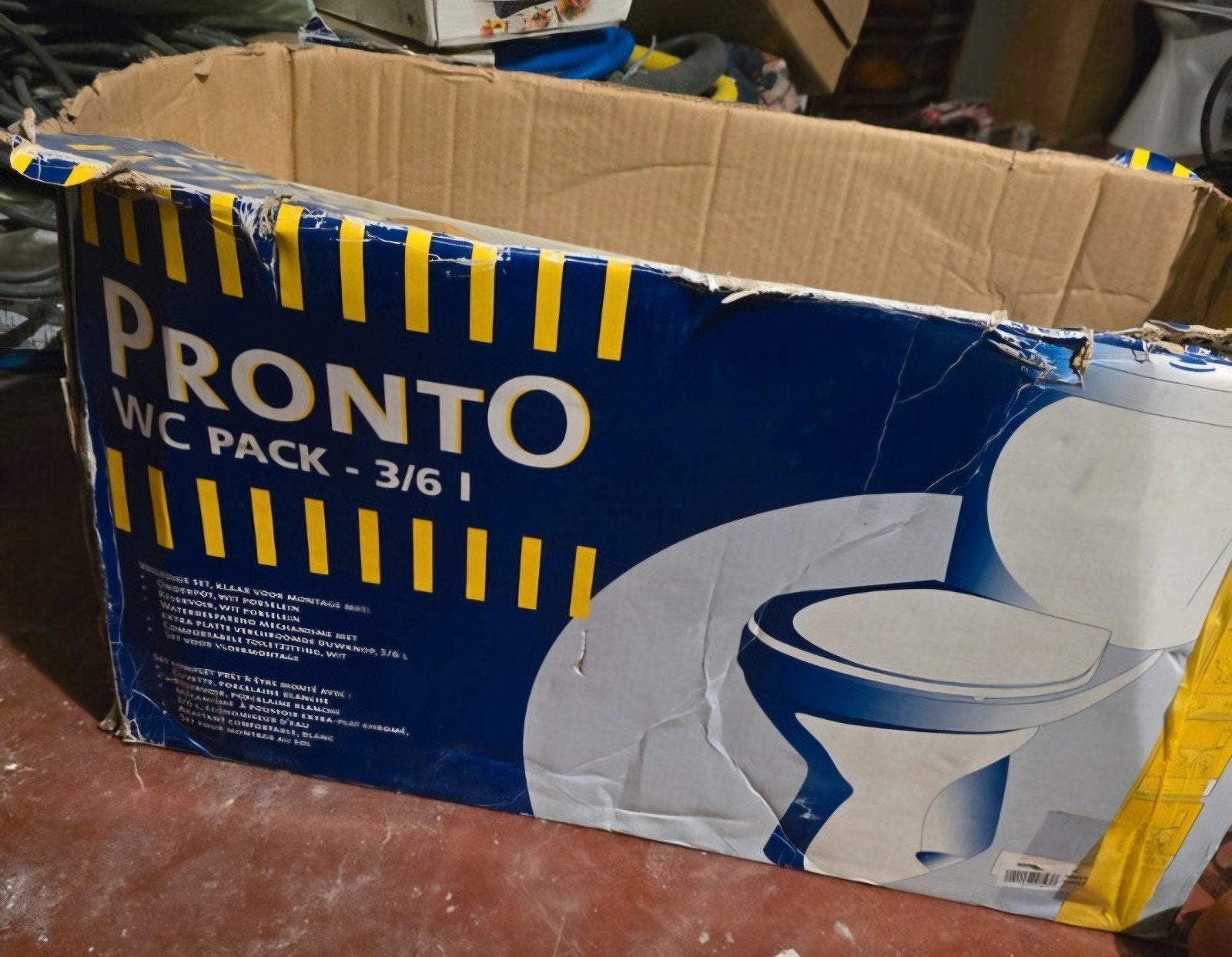 WC pronto pack 3 - 6 L, Ophalen