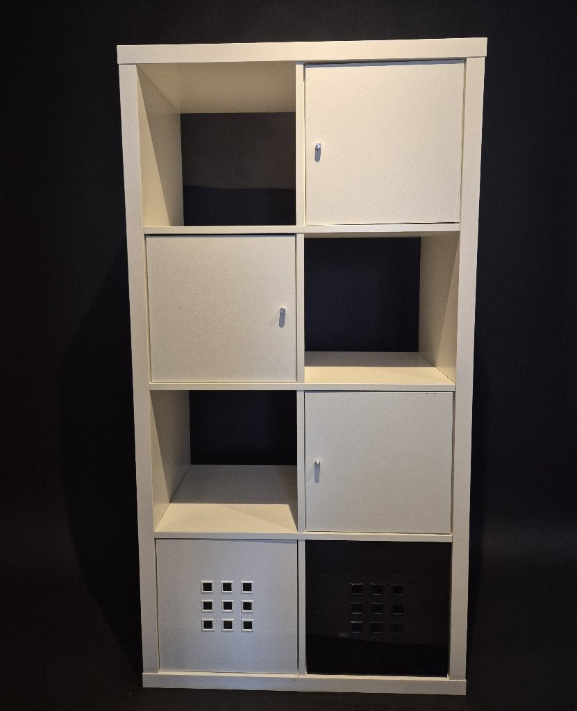 Ikea Kallax 4x2 met inzet, Huis en Inrichting, Kasten | Boekenkasten, Ophalen, 100 tot 150 cm, 50 tot 100 cm, Zo goed als nieuw