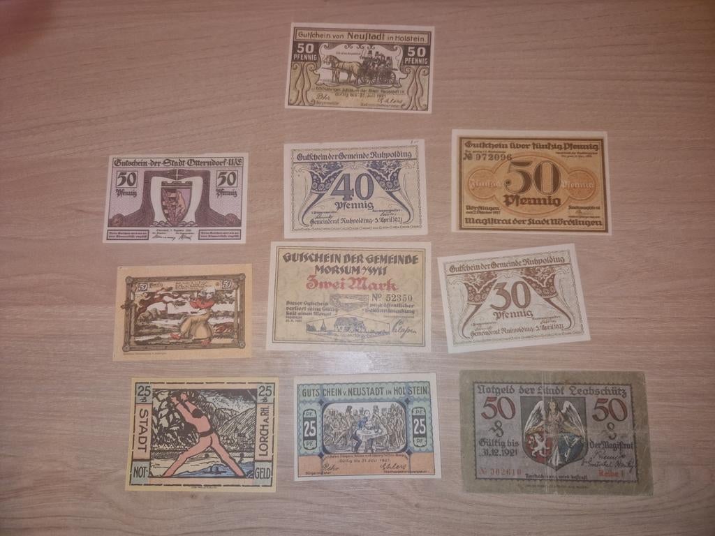 Lot noodgeld duitsland 13, Ophalen of Verzenden, Duitsland