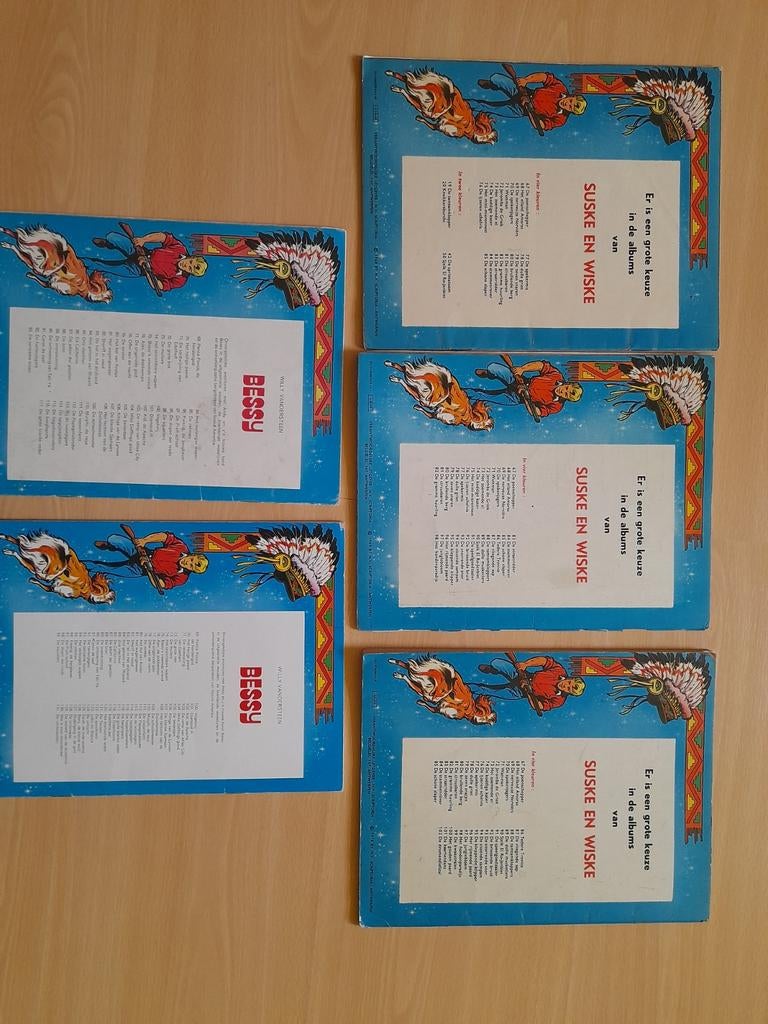 5x Bessy 1e druk, Boeken, Stripverhalen, Ophalen