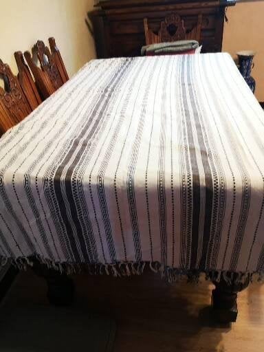 Nappe rayée 225 x 132, Nappe, Enlèvement ou Envoi
