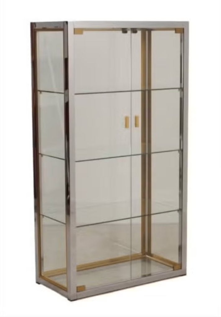 Vitrinekast van Renato Zevi, Italië 1970s, Huis en Inrichting, Kasten | Vitrinekasten, Ophalen, Gebruikt, Glas