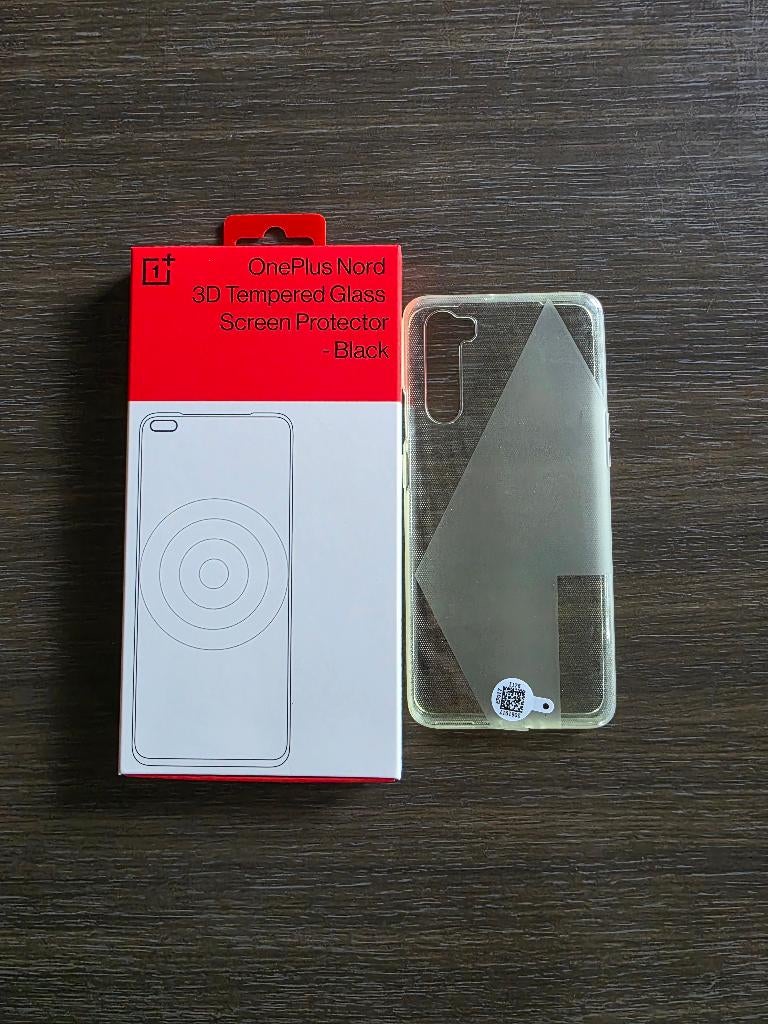 OnePlus Nord screen protector en case, Telecommunicatie, Ophalen, Nieuw, Overige modellen, Frontje of Cover