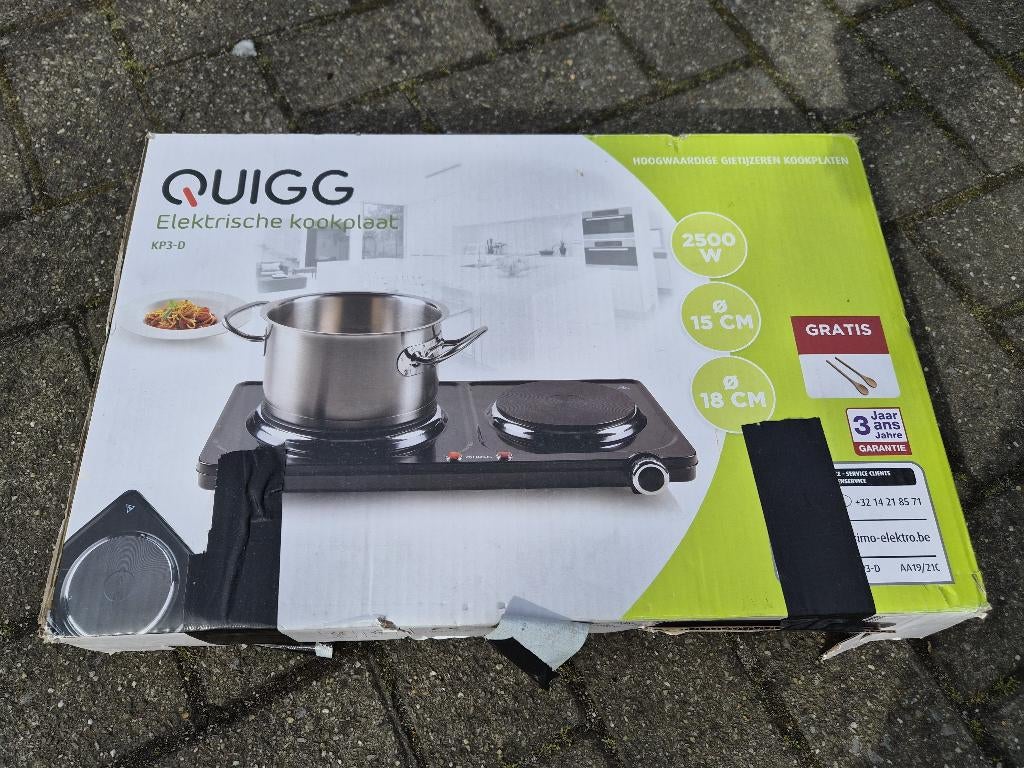 Electrische kookplaat, Caravans en Kamperen, Ophalen, Nieuw