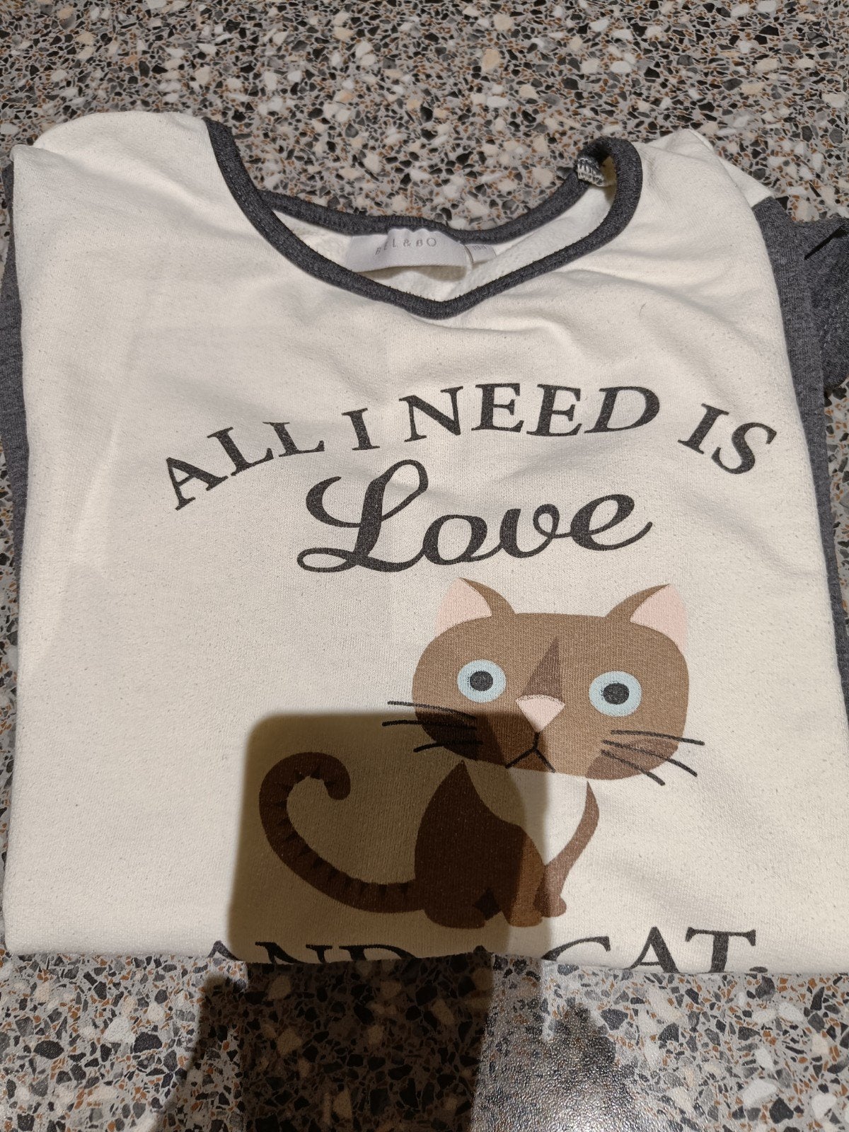 pyjama met leuke print van katjes, Kleding | Dames, Pyjama's, Ophalen, Zo goed als nieuw