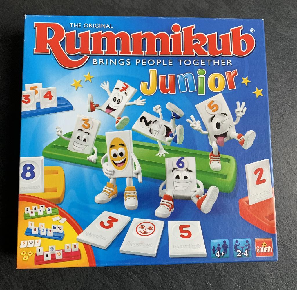 Originele Rummikub Junior, Hobby en Vrije tijd, Gezelschapsspellen | Bordspellen, Drie of vier spelers, Ophalen, Zo goed als nieuw