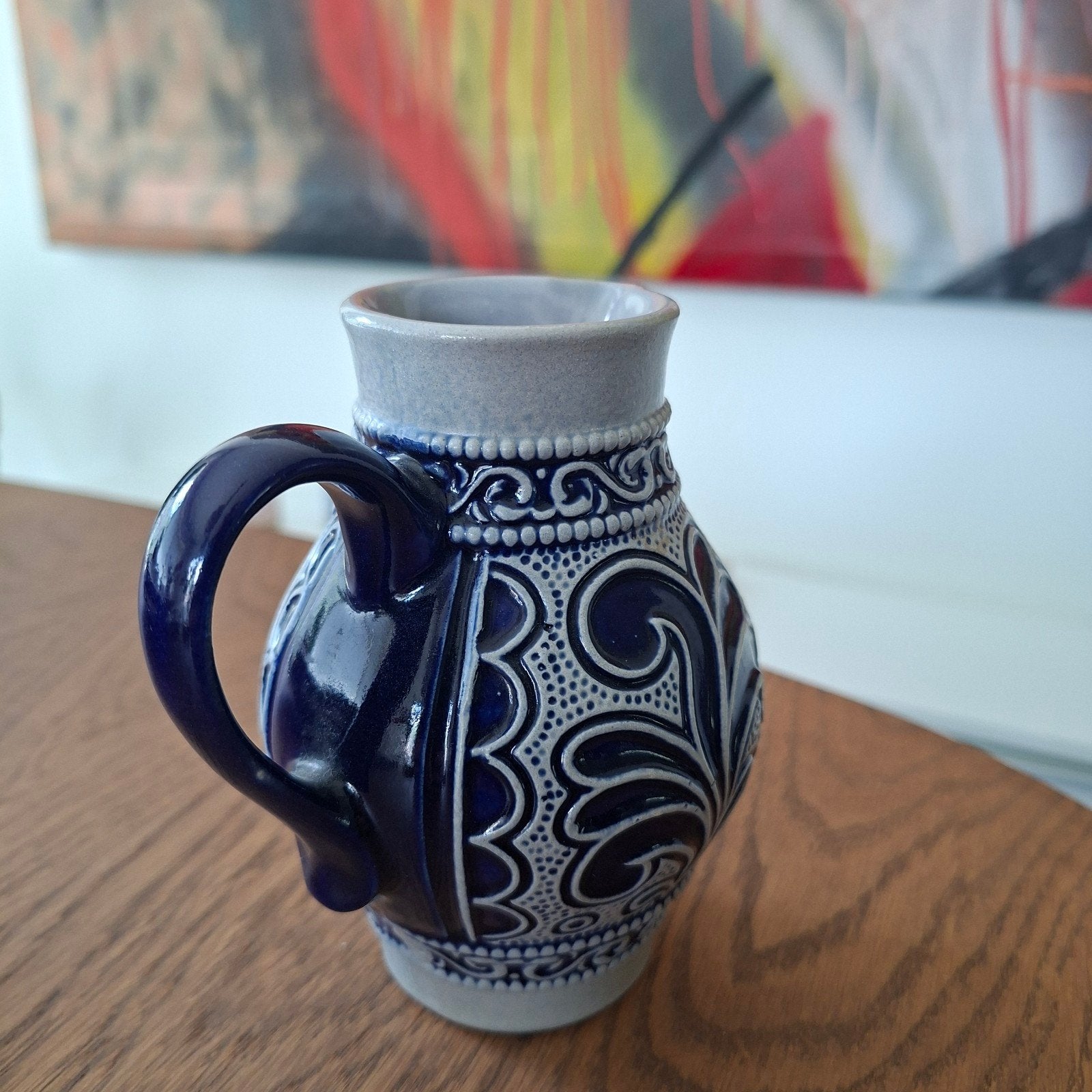 Marzi & Remy, kobalt blauw / grijs kannetje, Enlèvement ou Envoi