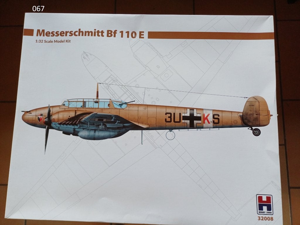 Messerschmitt Bf 110 E   1/32   Hobby 2000, Enlèvement ou Envoi, Revell