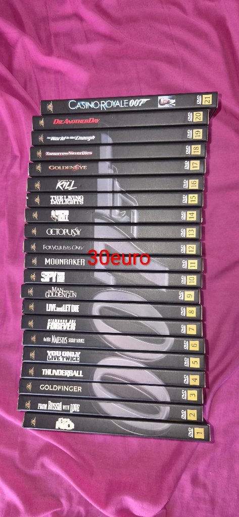 DVD de James Bond, Action et Aventure, Anglais, Enlèvement, 1960 à 1980