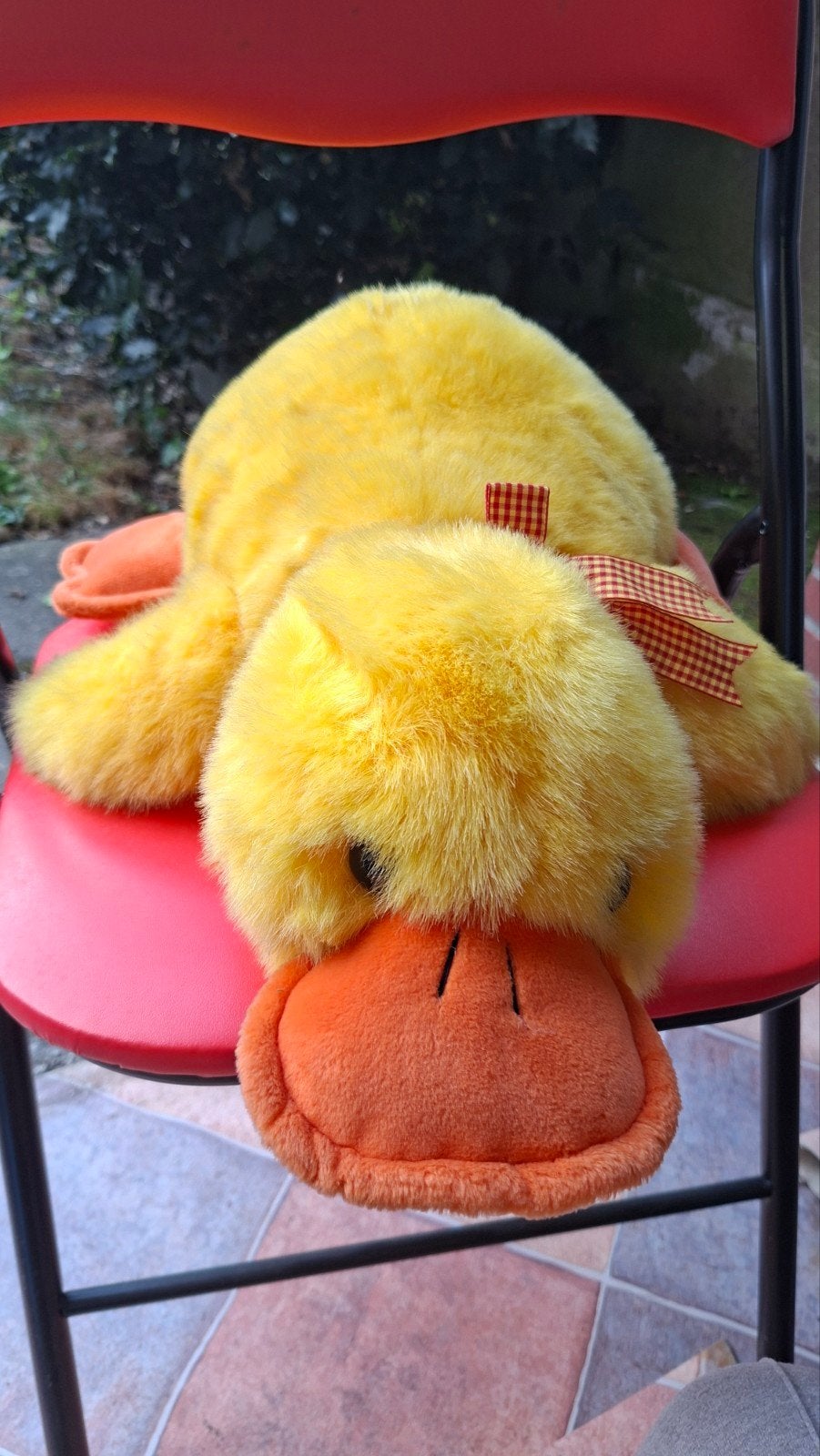 Grote knuffel eend, Kinderen en Baby's, Ophalen of Verzenden, Eend