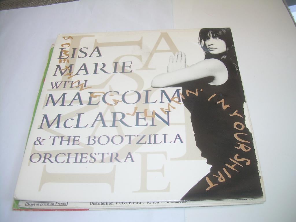 45 T SINGLE - Lisa Marie With Malcolm McLaren, 7 inch, Dance, Zo goed als nieuw, Single