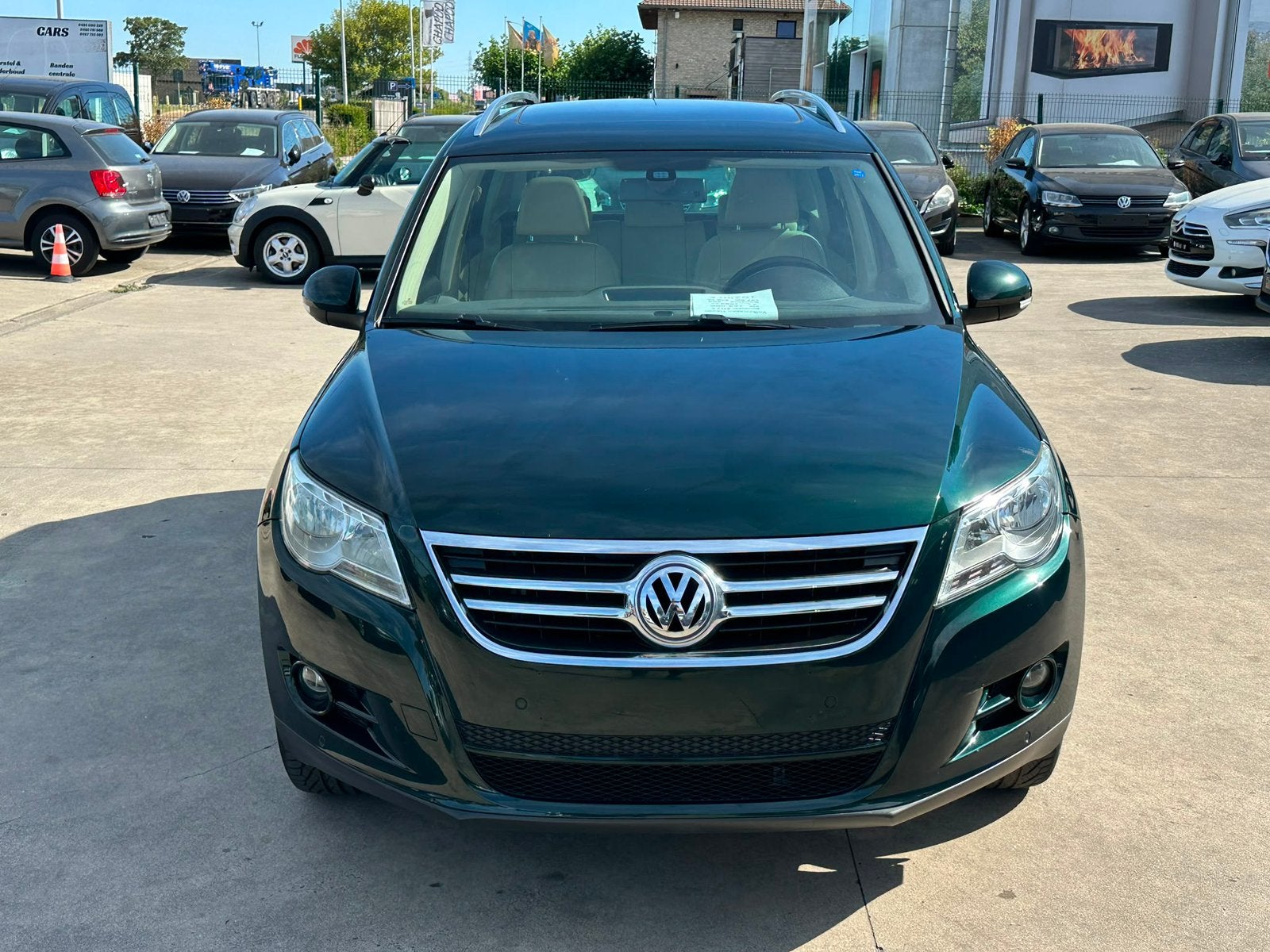 Volkswagen Tiguan 2L Benzine 4X4 Full Opties, Auto's, Euro 5, Overige kleuren, 1984 cc, Leder