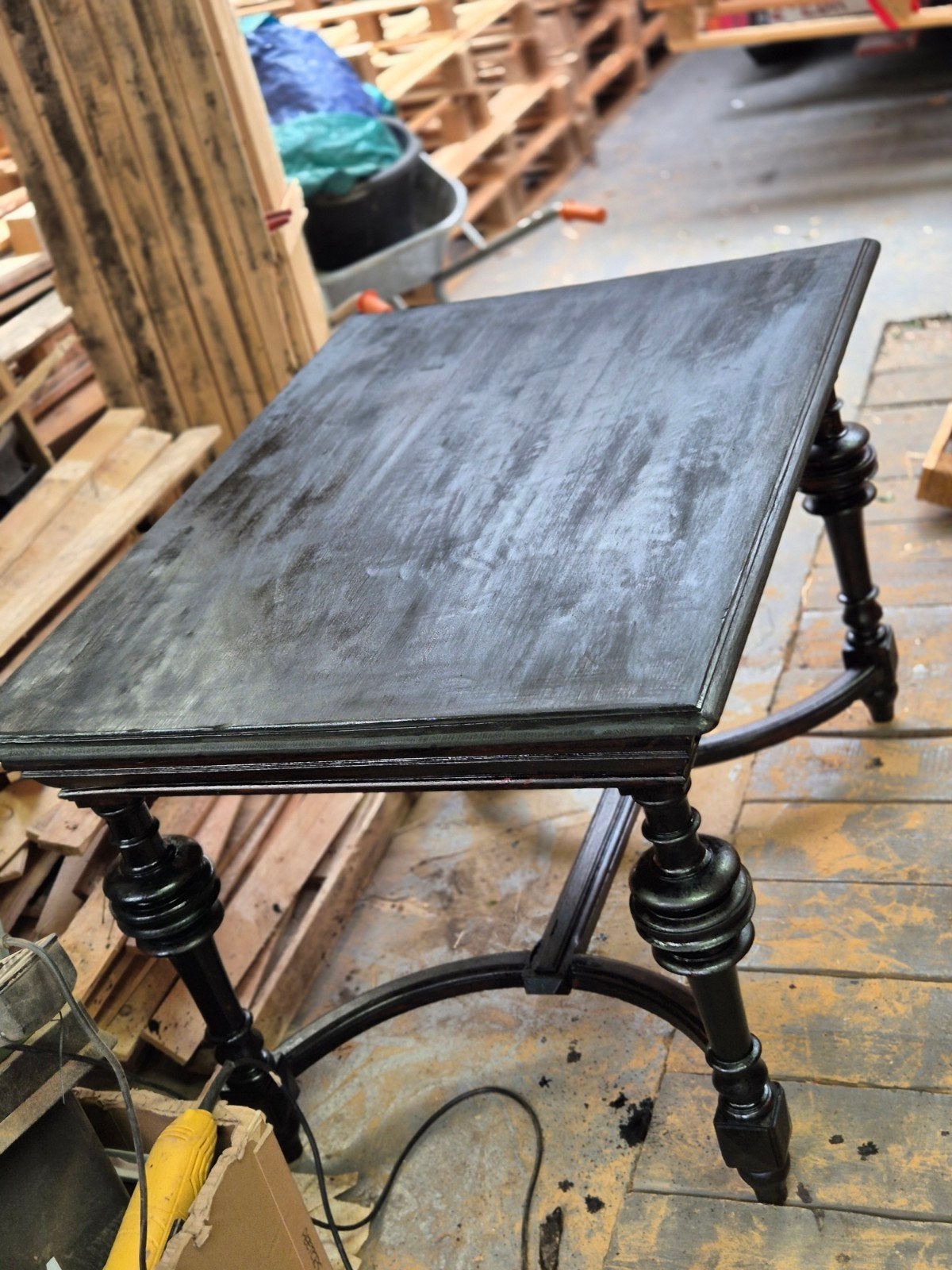 antiek tafel, Ophalen