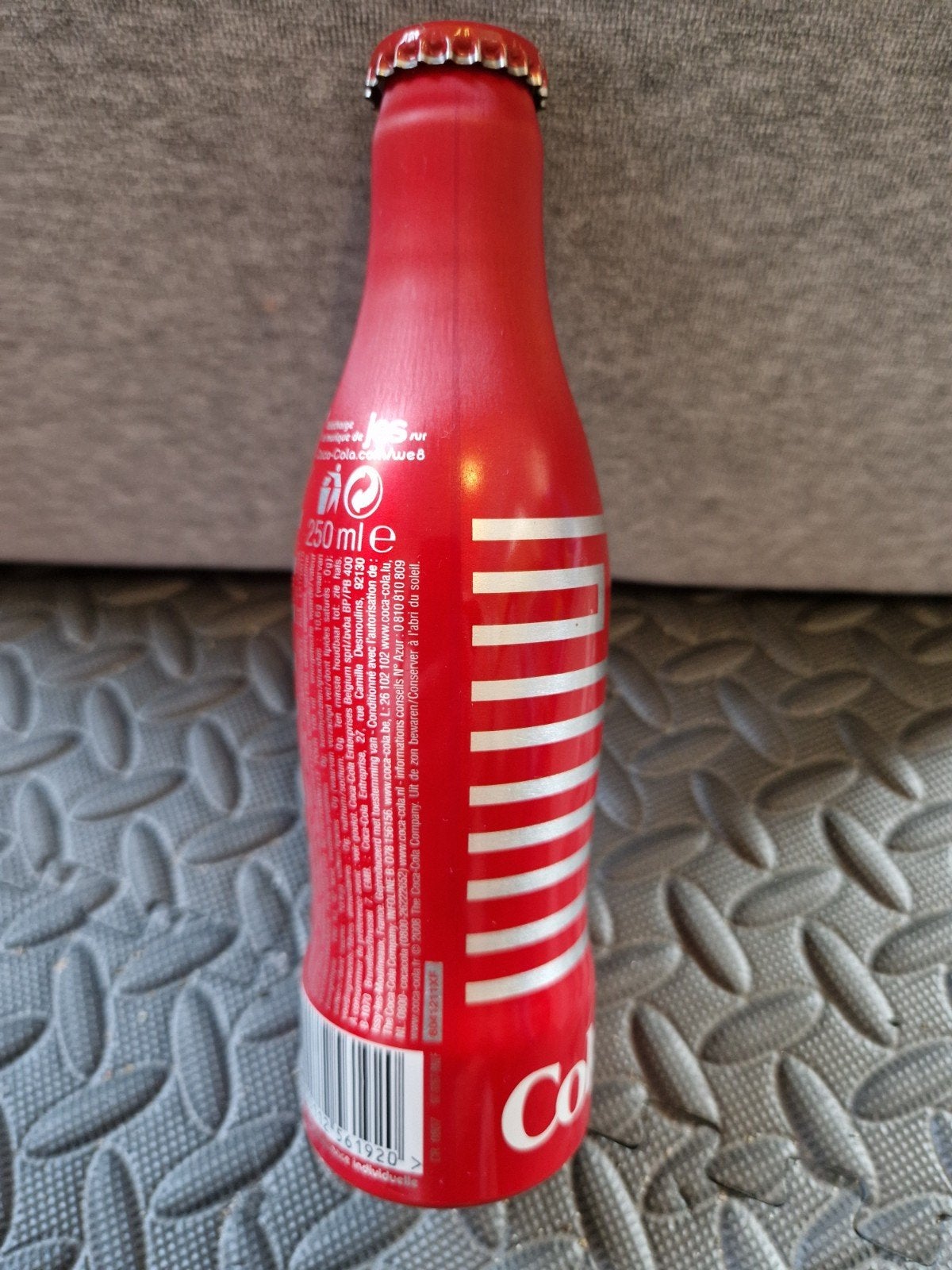 aluminium coca cola flesje 2008, Verzamelen, Ophalen of Verzenden, Zo goed als nieuw, Overige typen