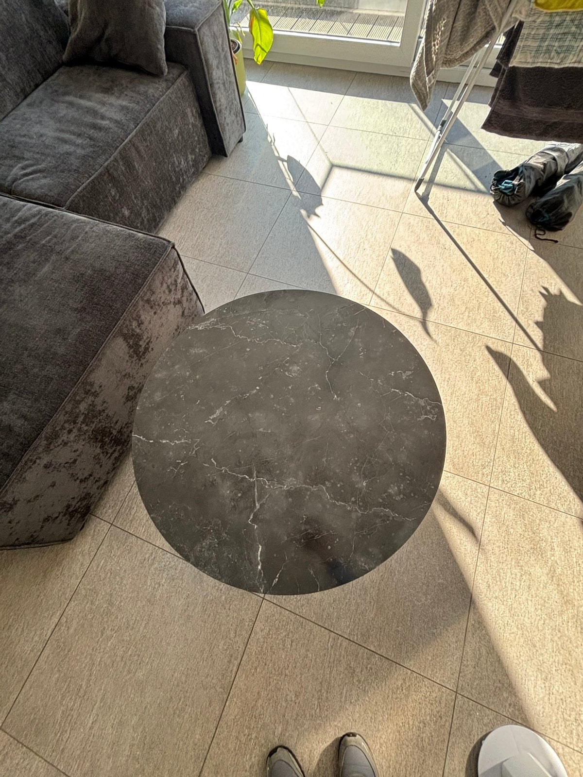 Salontafel, Ophalen, Gebruikt, Rond, 50 tot 100 cm