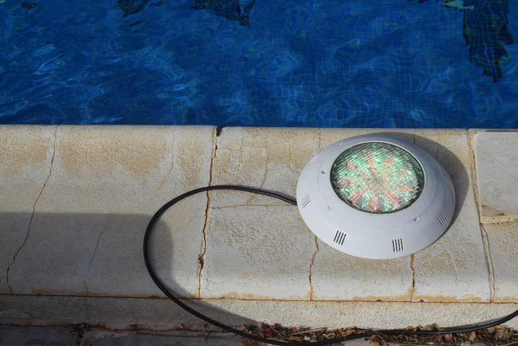 Zwembadlampen in 'kleur', Tuin en Terras, Verzenden, Nieuw, Rond, Inbouwzwembad