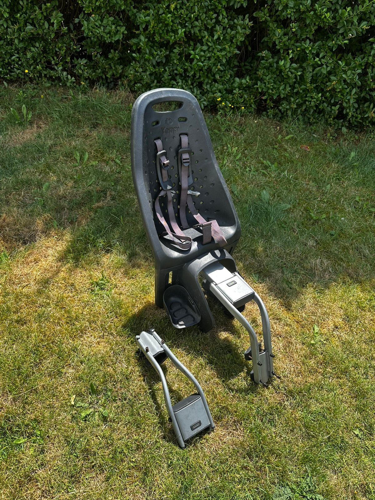 Yepp fietsstoeltje, zadelpen bevestiging., Achterzitje, Ophalen, 15 t/m 25 kg, Gebruikt