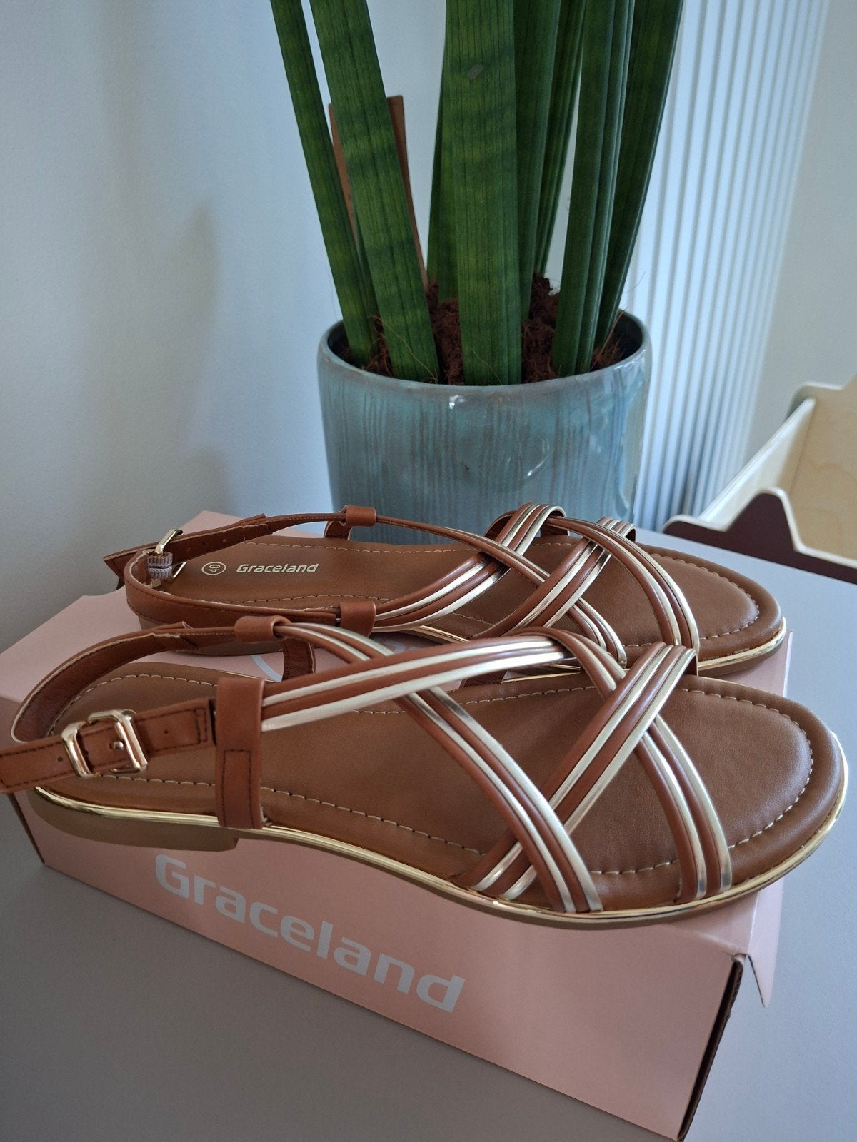 Sandalen maat 40, Kleding | Dames, Schoenen, Ophalen, Bruin, Sandalen of Muiltjes, Zo goed als nieuw
