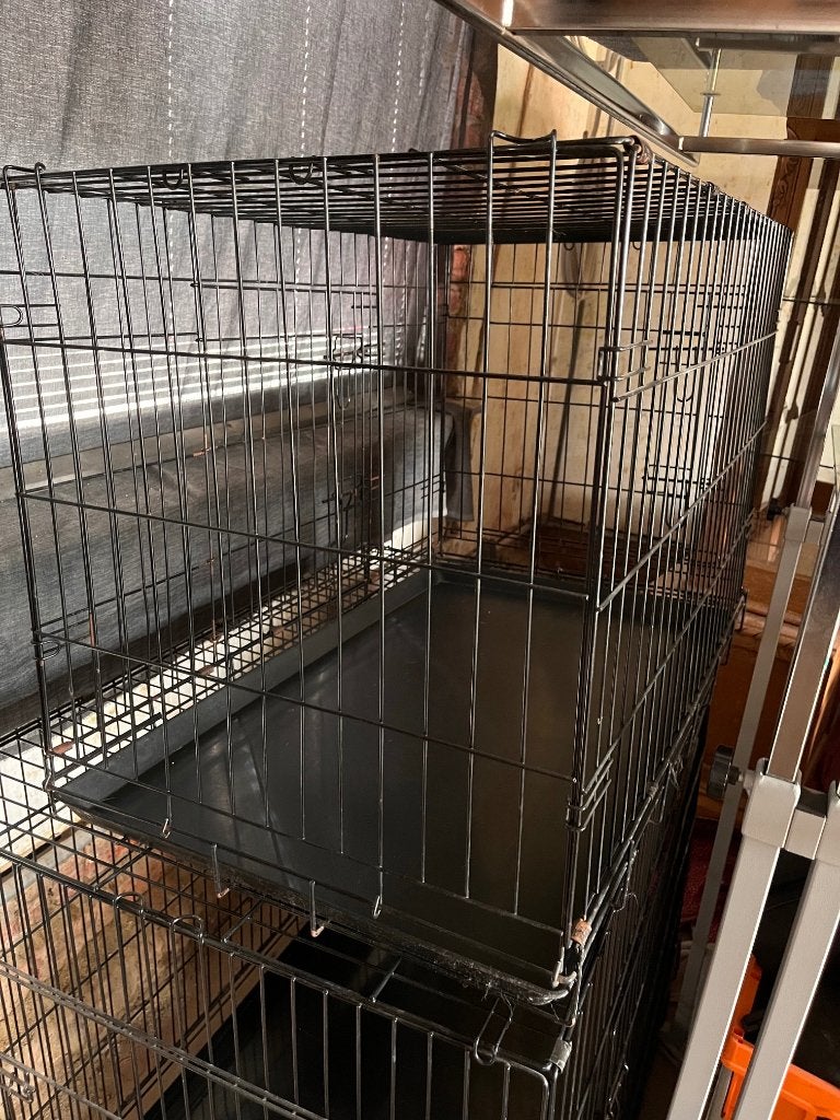 Stalen bench hond of kat 90 x 55 x 62cm, Dieren en Toebehoren, Ophalen, Gebruikt