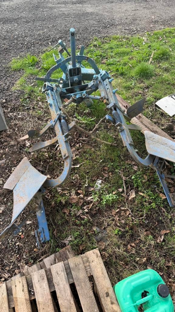 Charrue un soc reversible, Ophalen, Akkerbouw, Grondbewerking