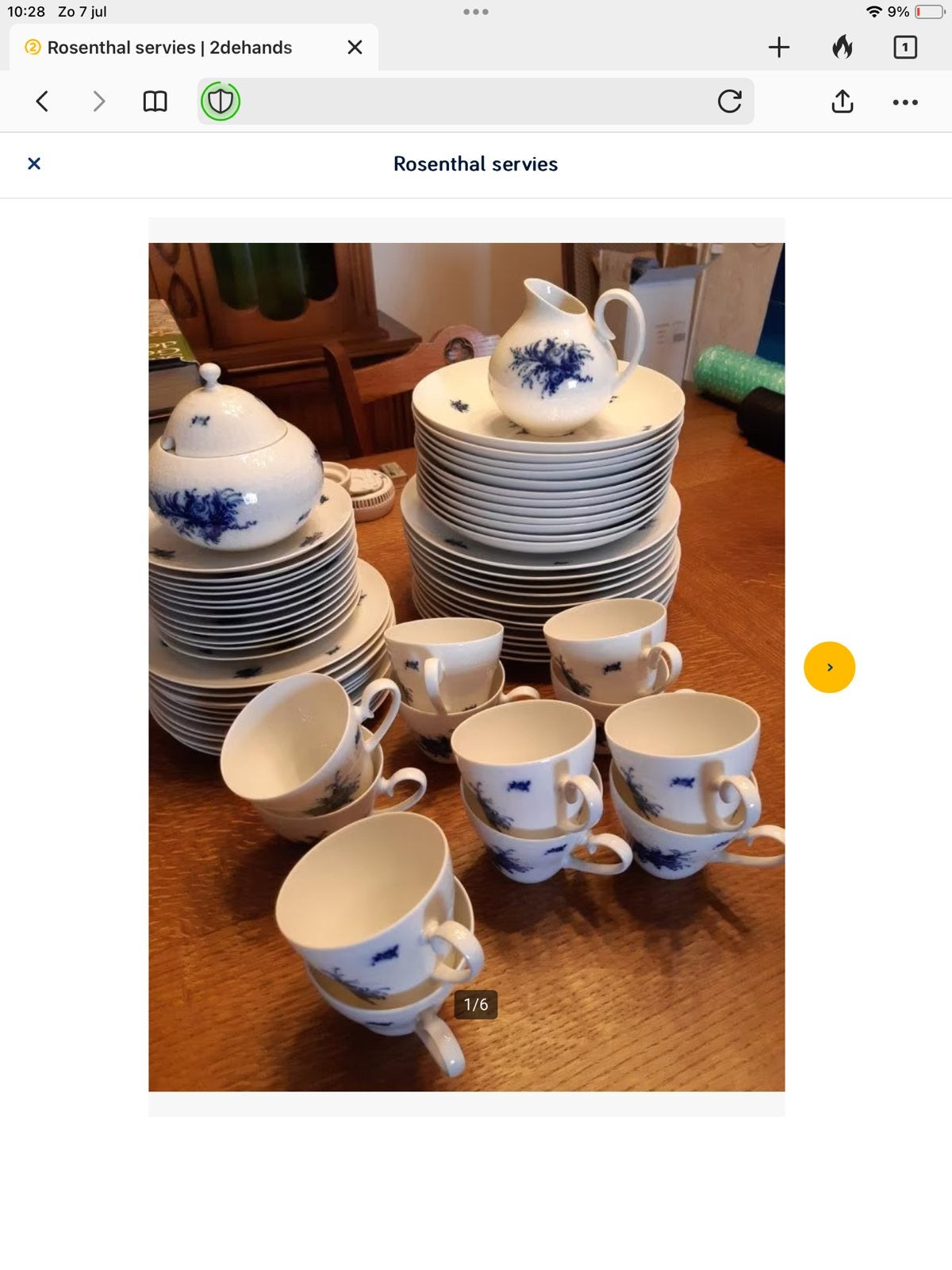 Rosenthal servies, Antiek en Kunst, Ophalen
