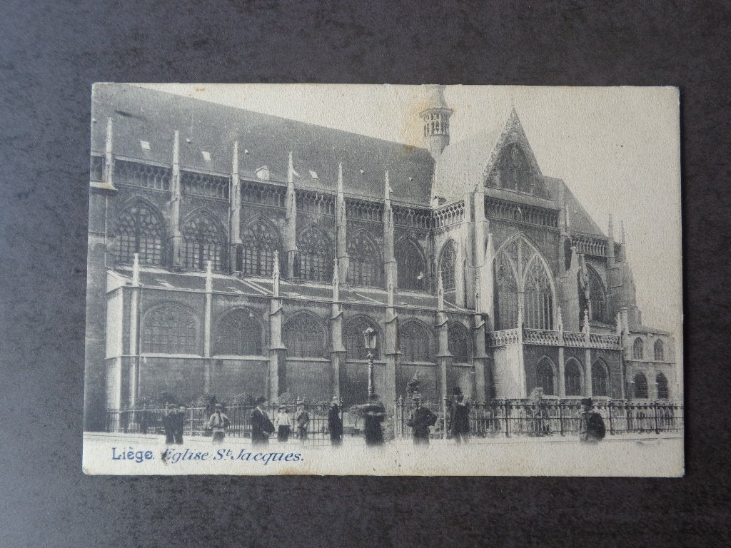 1 ancienne carte postale de Liège (église st Jacques), Enlèvement, Liège