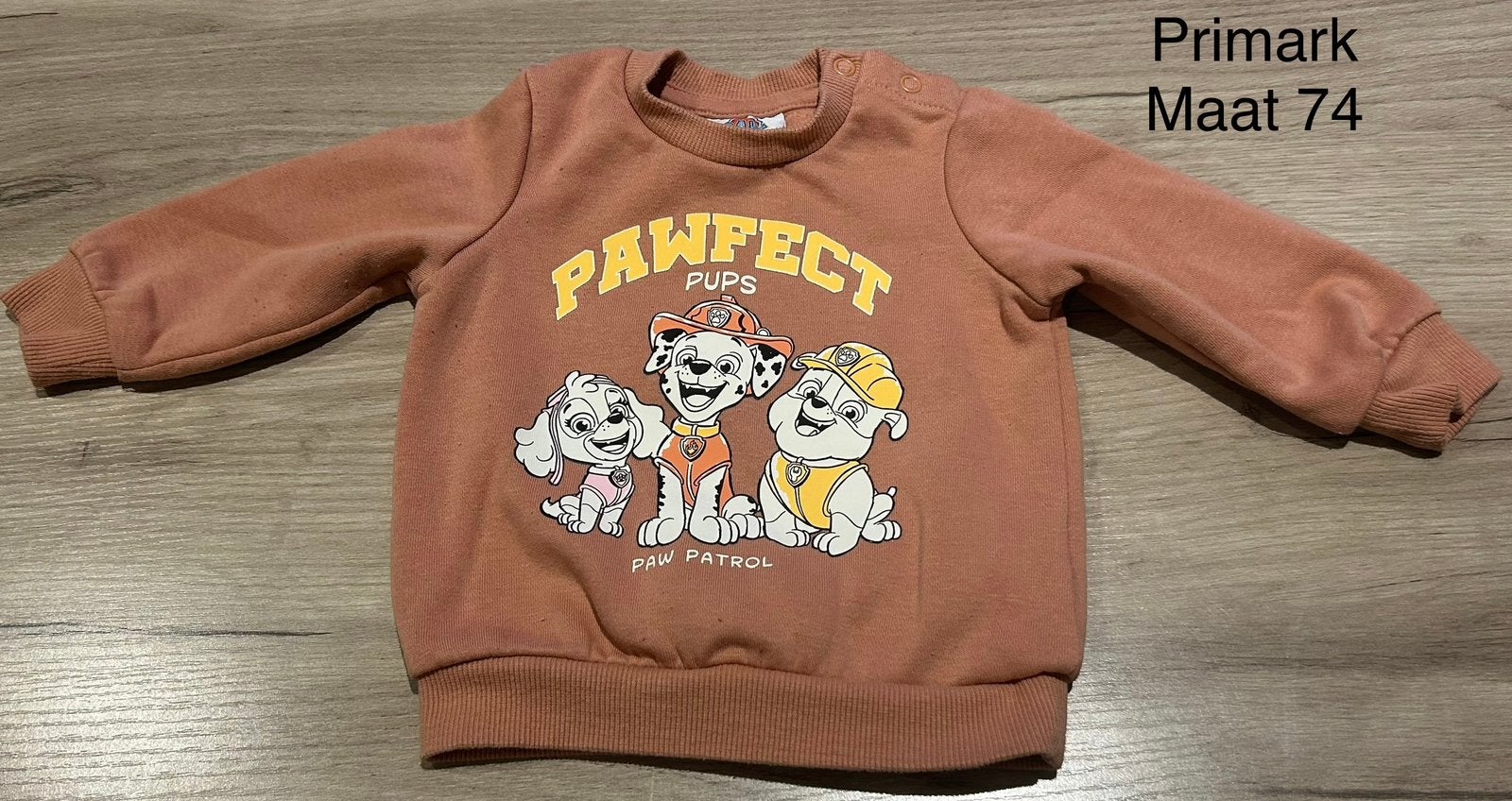 Trui Paw Patrol (Primark, maat 74), Enlèvement ou Envoi, Comme neuf