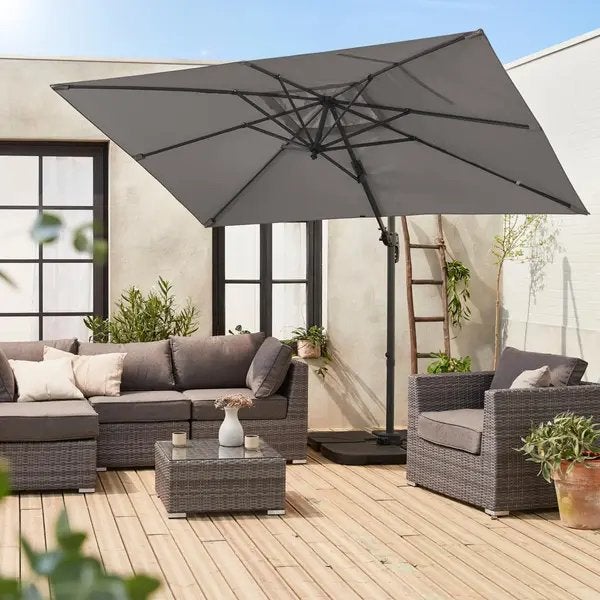 Zweef parasol 3 meter nieuw, Ophalen, Verstelbaar, 2 tot 3 meter, Zweefparasol