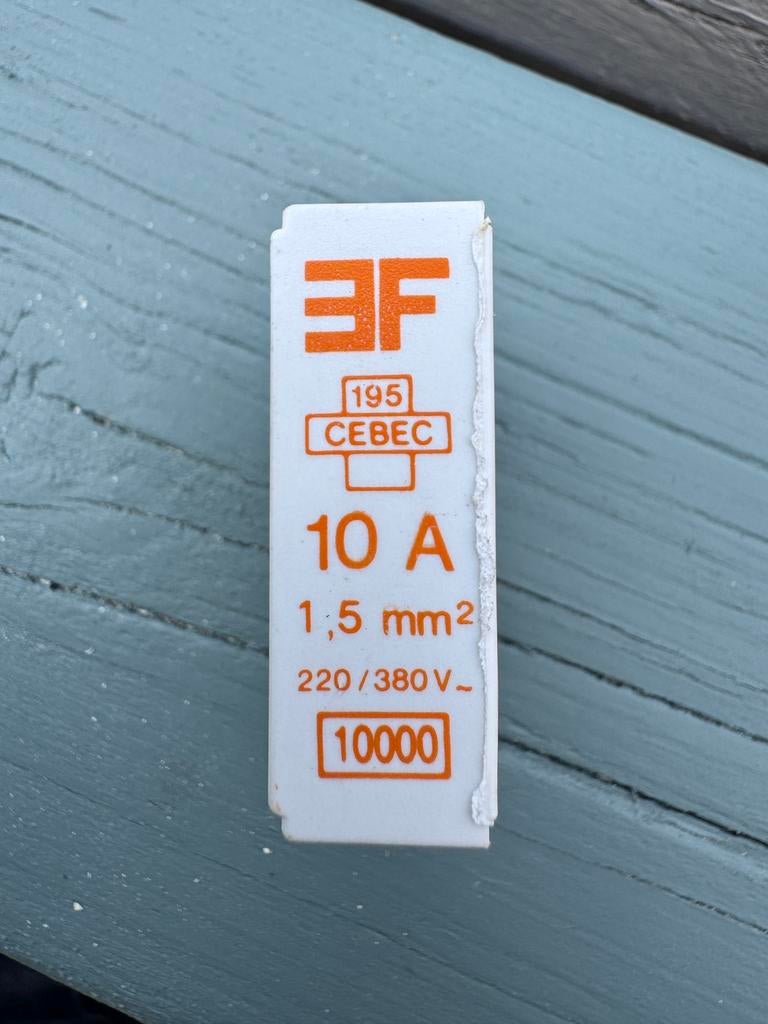 Penzekering- smeltzekering 10A (nieuw), Ophalen of Verzenden, Nieuw, Overige typen