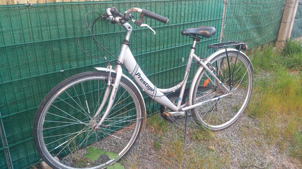 Grijze Prestige damesfiets, Fietsen en Brommers, Ophalen, Gebruikt, Overige merken, Versnellingen