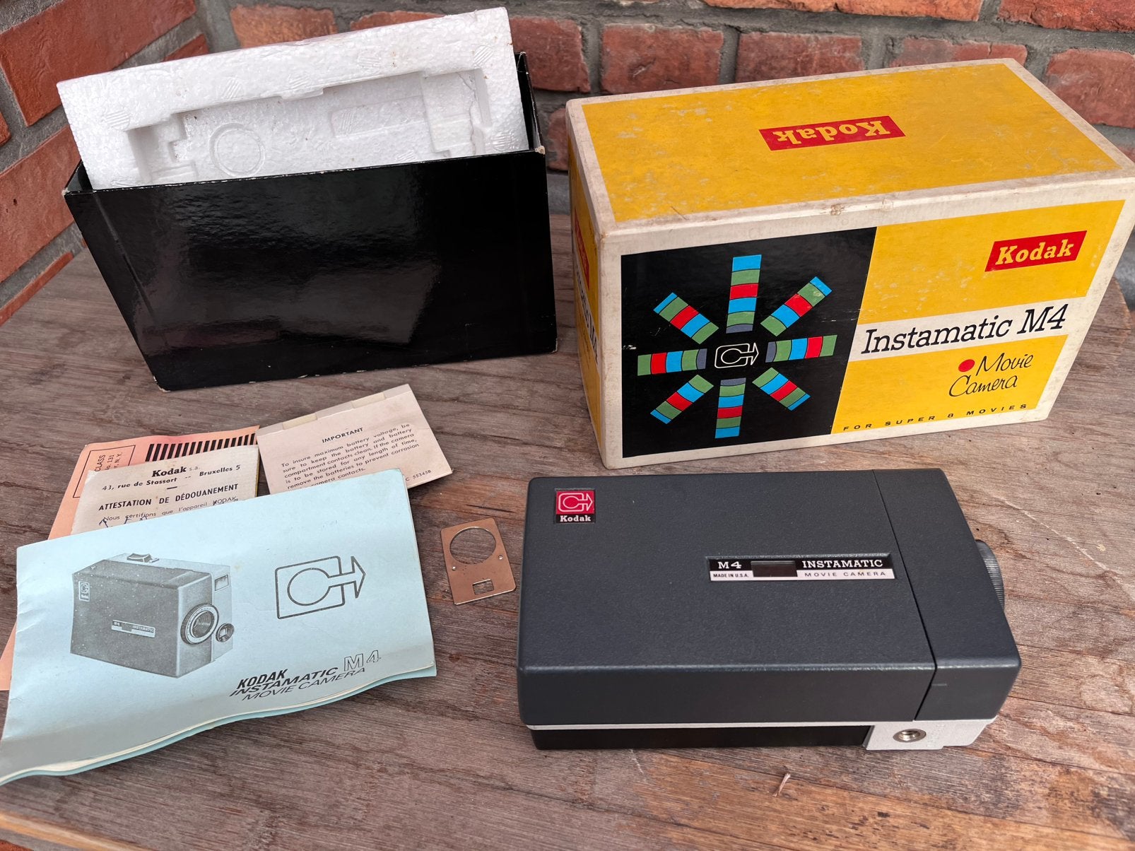Kodak Instamatic M4 Super 8 smalfilmcamera, Audio, Tv en Foto, Ophalen of Verzenden, Zo goed als nieuw, Kodak