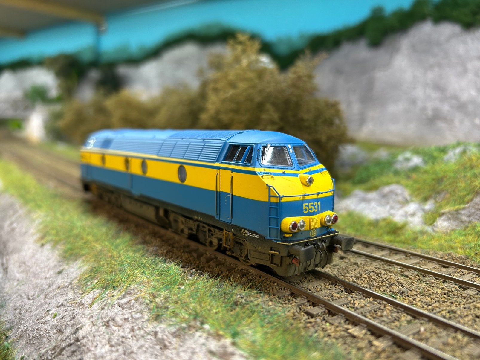 NMBS diesellocomotief 5531 B Modellen HO DCC geluid, Ophalen of Verzenden, Zo goed als nieuw, Locomotief