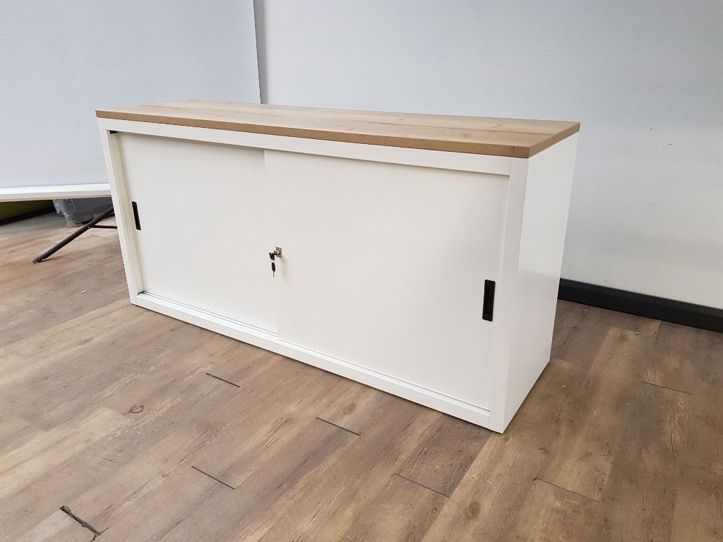 Schuifdeurkast wit 160 x 75 x 45, Ophalen