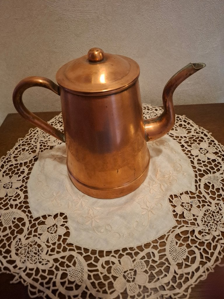 Koperen koffiepot, Antiquités & Art, Antiquités | Bronze & Cuivre, Enlèvement, Cuivre