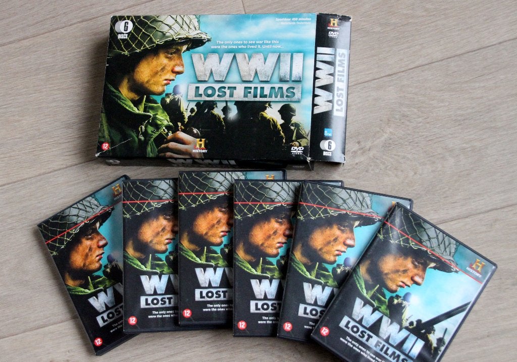 6 dvd Lost Films WWII wereldoorlog 2 History 2013, Engels, Verzenden, Nederlands, Zo goed als nieuw